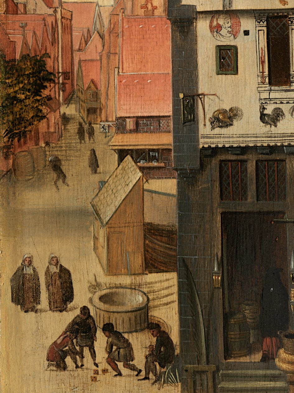 (détail) du Portrait de Jacquemyne Buuck - Pieter Jansz. Pourbus