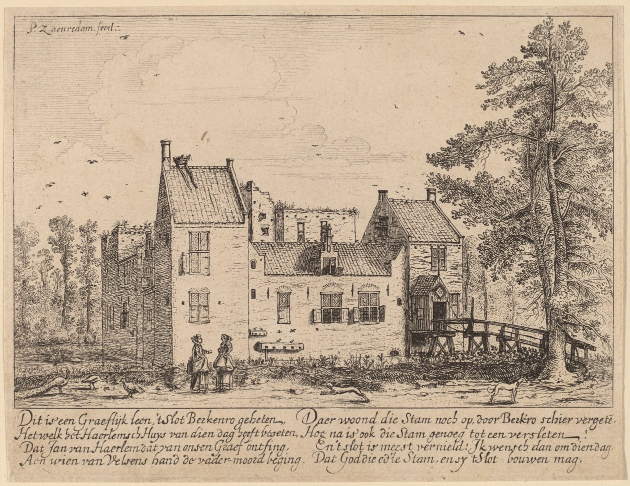 Château de Berkenrode - Pieter Jansz Saenredam