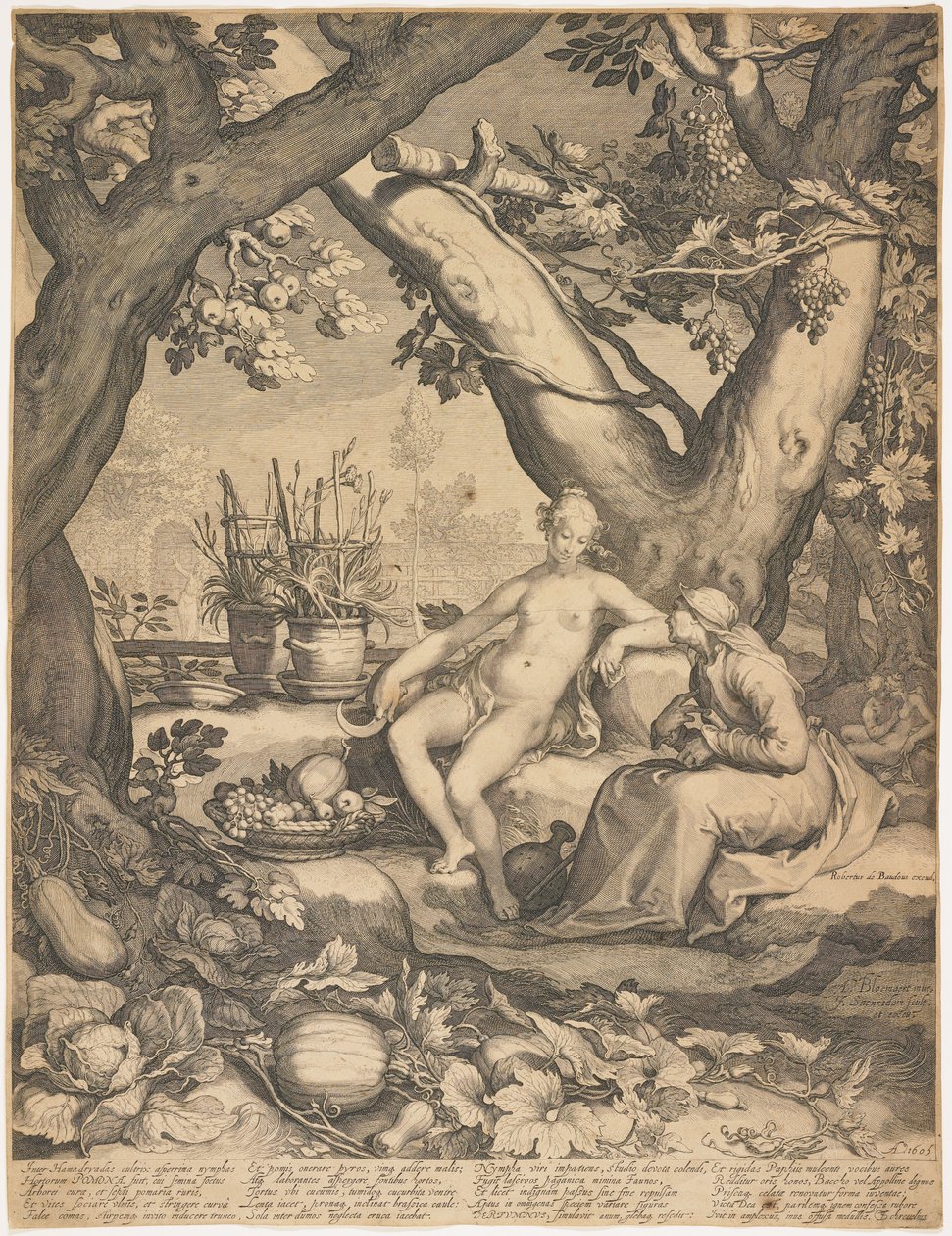 Vertumne et Pomone - Pieter Jansz Saenredam