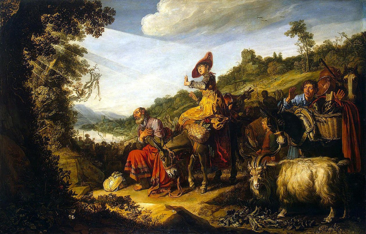 Abraham sur la route de Canaan - Pieter Lastman