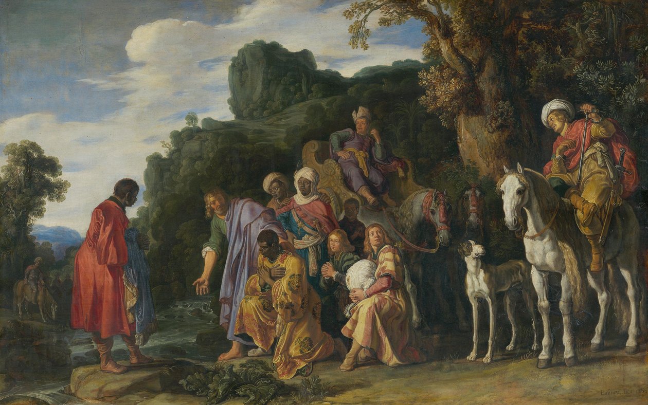 Le baptême du chambellan éthiopien - Pieter Lastman