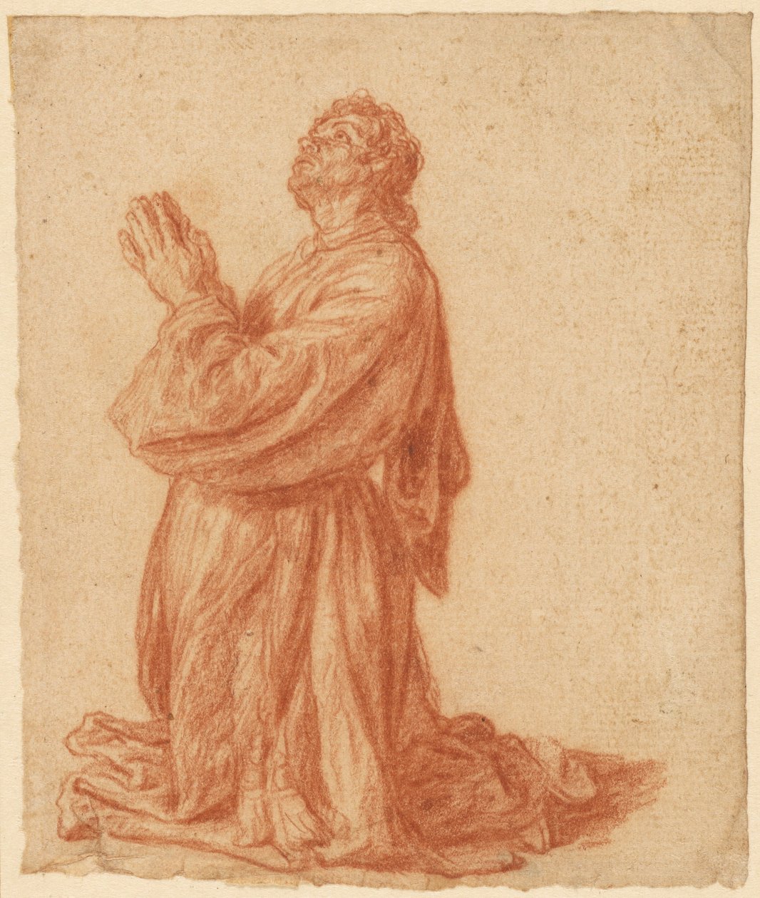 Studie eines knienden Mannes - Pieter Lastman