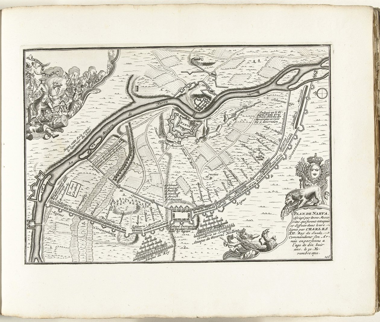 Le siège de Narva en 1700, 1702-1703 - Pieter Mortier