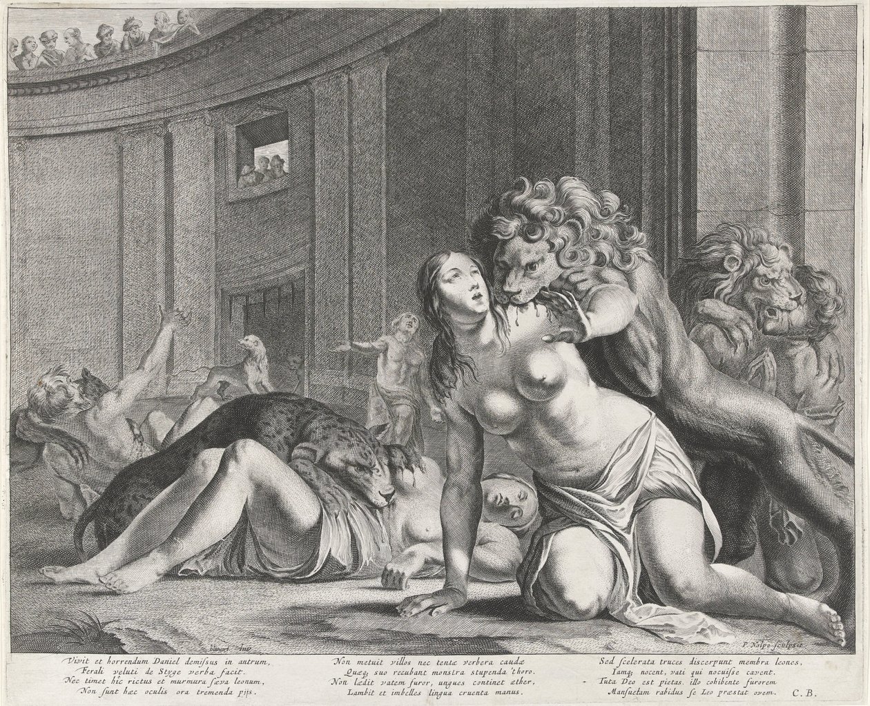 Daniel dans la fosse aux lions - Pieter Nolpe