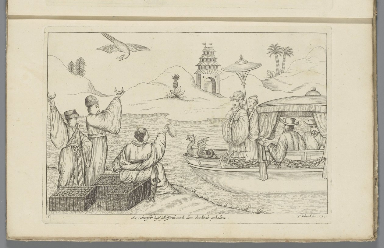 Voyage en bateau après un mariage chinois - Pieter Schenk (II)