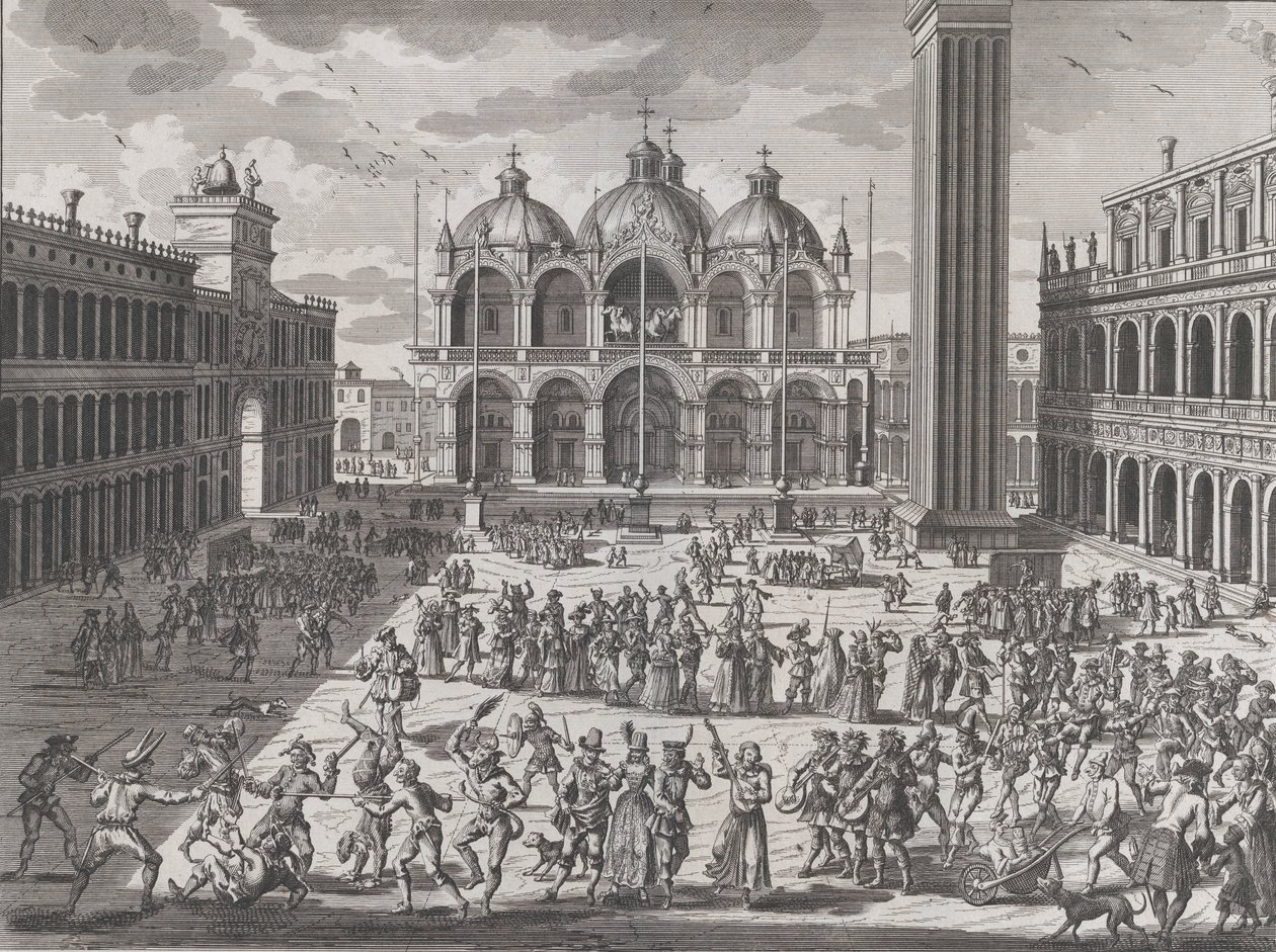 Le carnaval de Venise, de : Thesaurus Antiquitatum et Historiarum ...