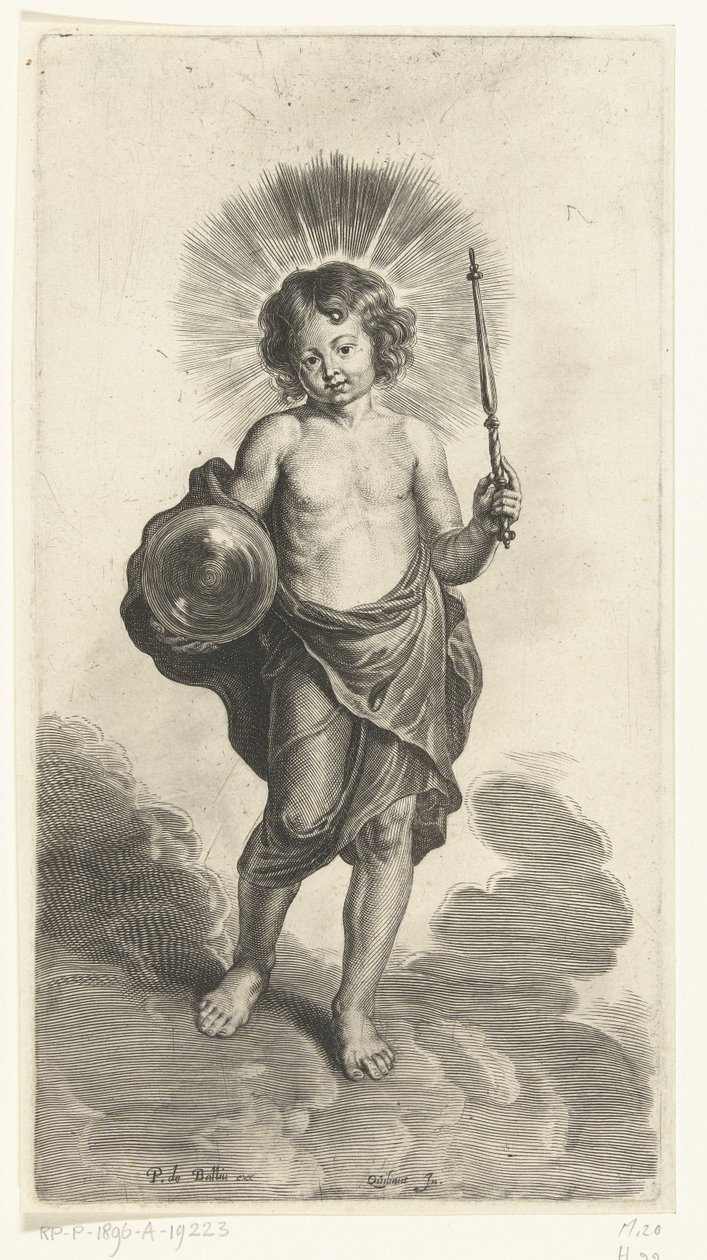 Enfant Jésus avec globe et sceptre - Pieter de Bailliu (I) (possibly)