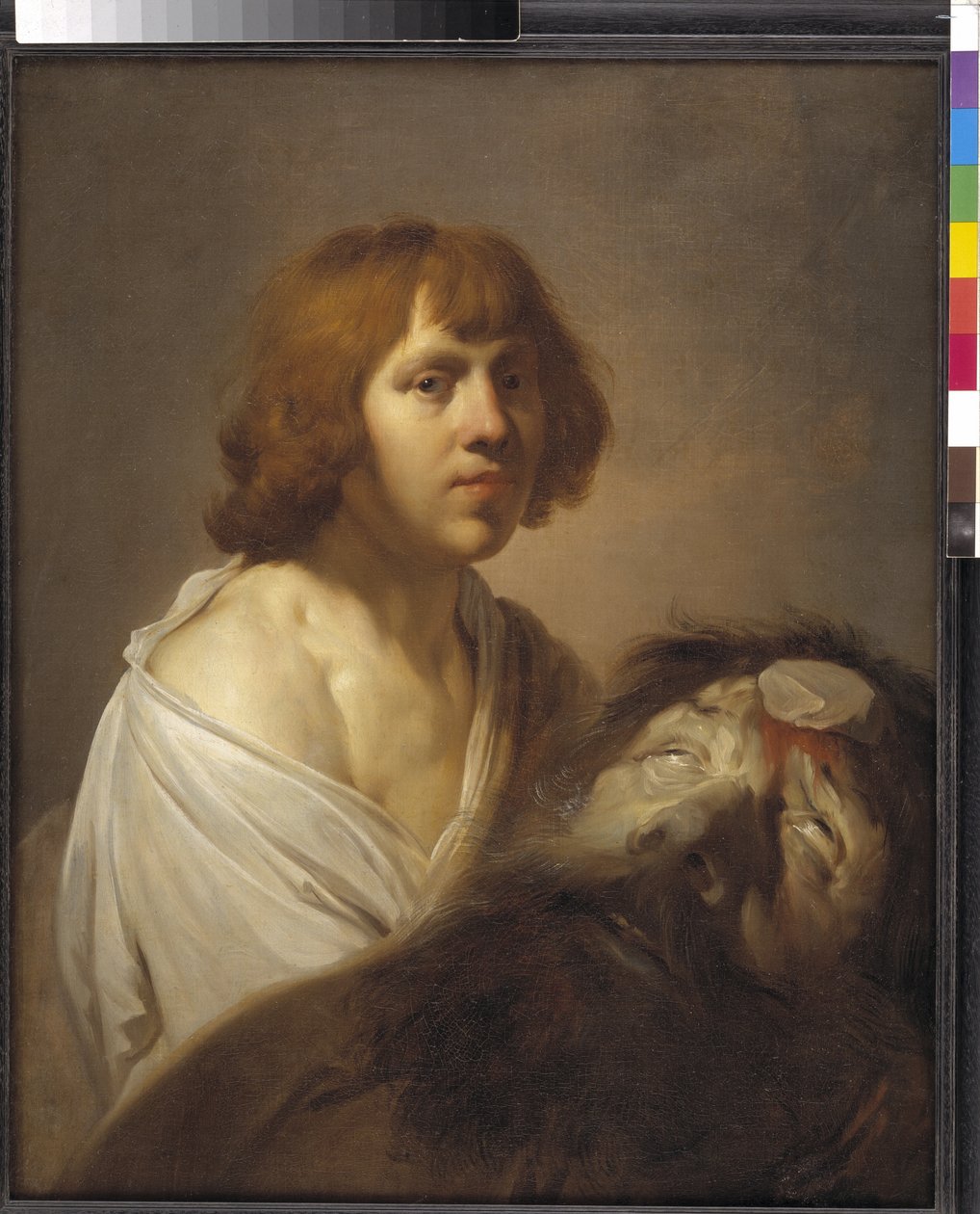 David avec la tête de Goliath - Pieter de Grebber
