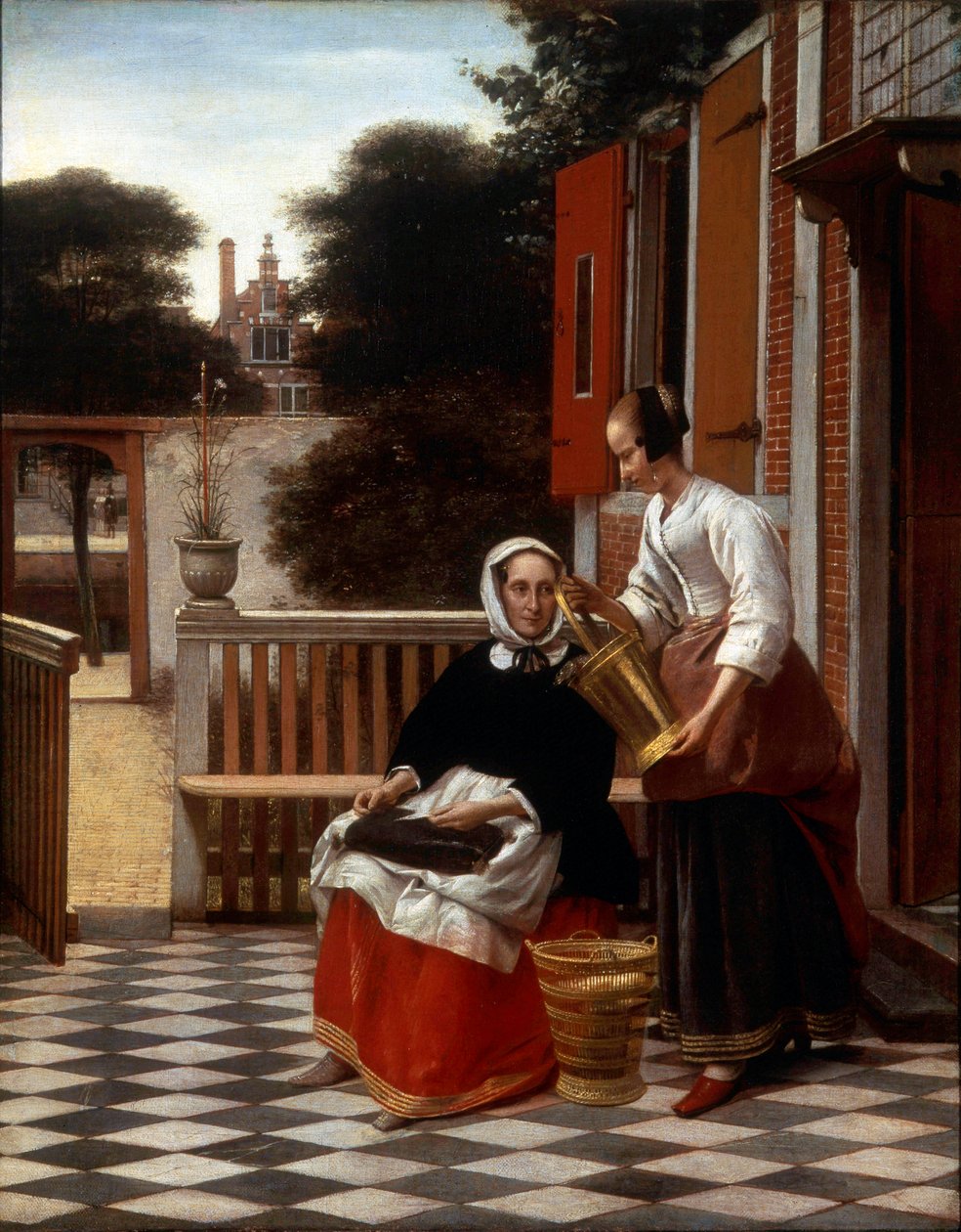 Une maîtresse et sa servante, 1660 - Pieter de Hooch