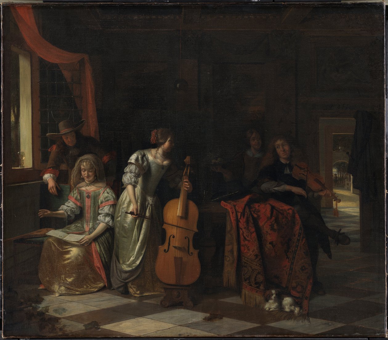 Une soirée musicale - Pieter de Hooch