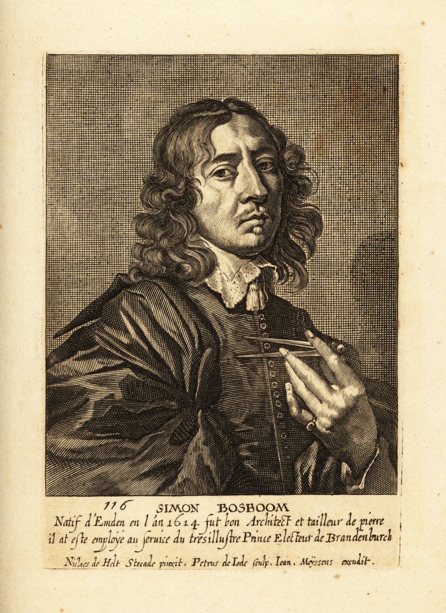 Portrait de Simon Bosboom, architecte et écrivain de l