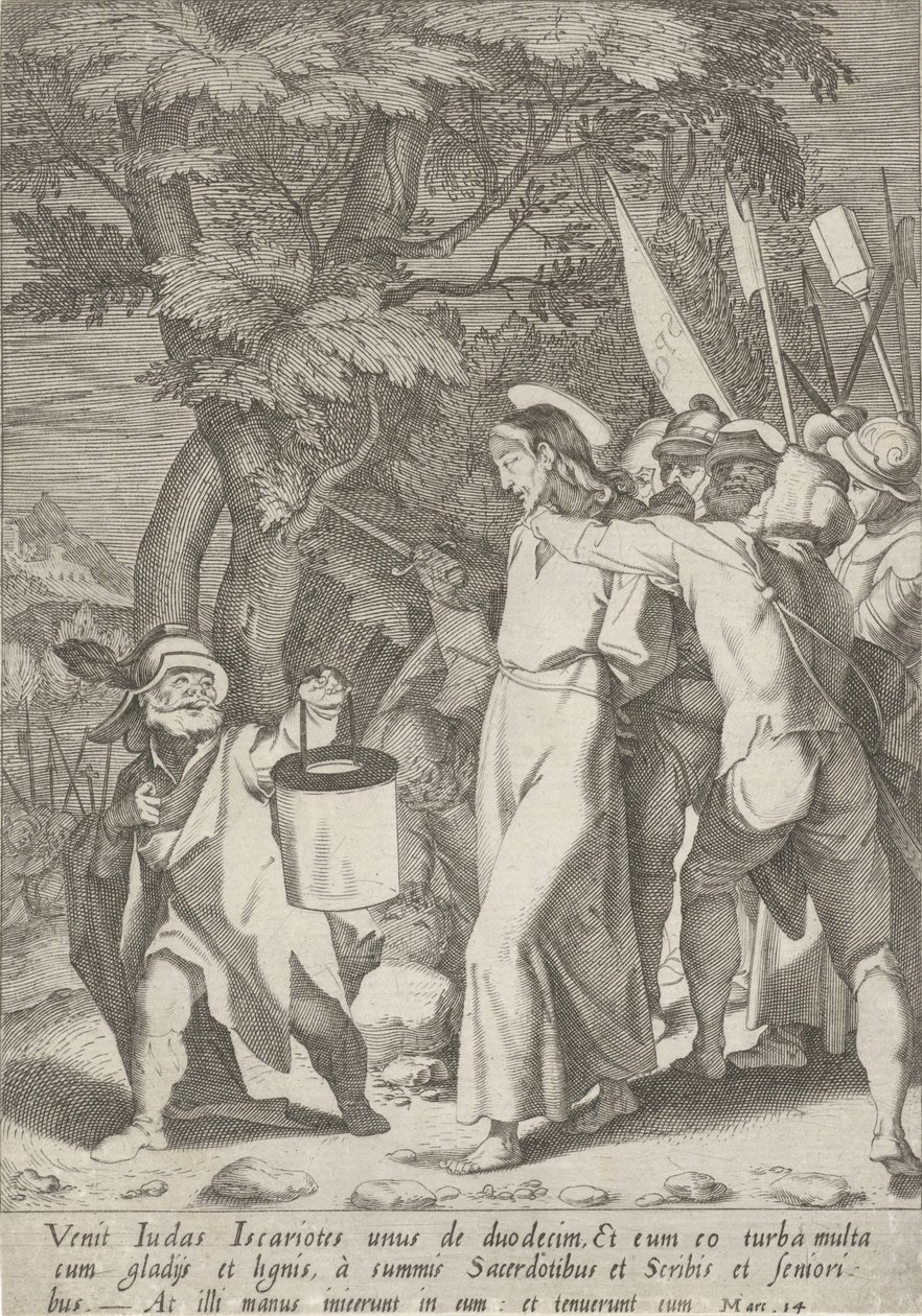 Arrestation du Christ (Passion du Christ) - Pieter de Jode (I)