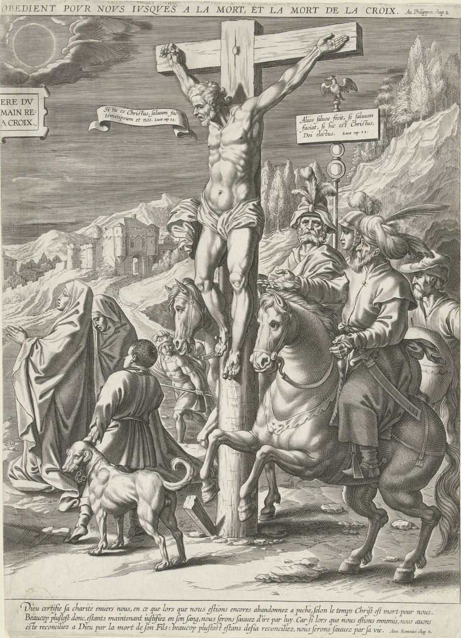 Crucifixion du Christ, partie droite - Pieter de Jode (I)