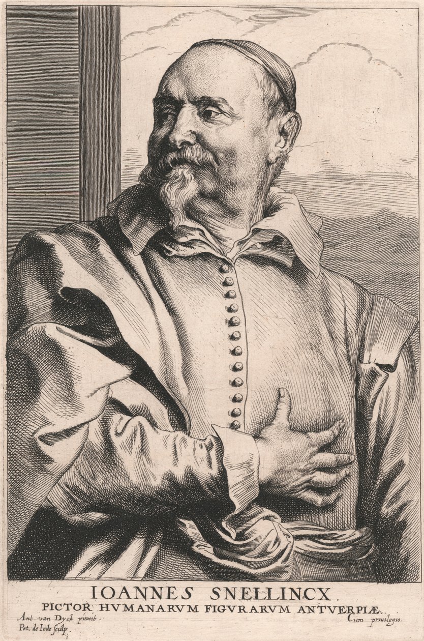 Joannes Snellincx, Pictor Humanarum Figurarum Antuerpiæ - Pieter de Jode