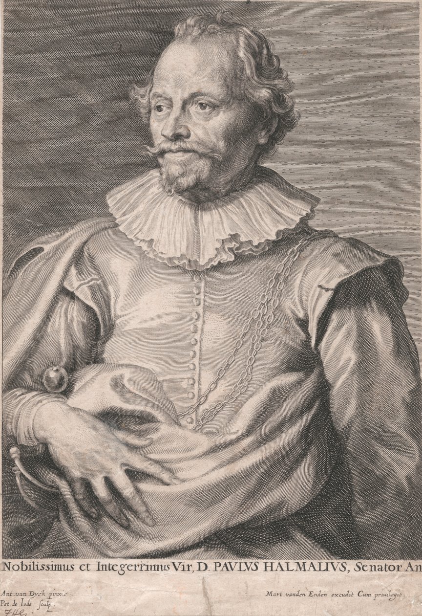 Nobilissimus et Integermus Vir, D. Paulus Halmalius, Sénateur Ant. - Pieter de Jode