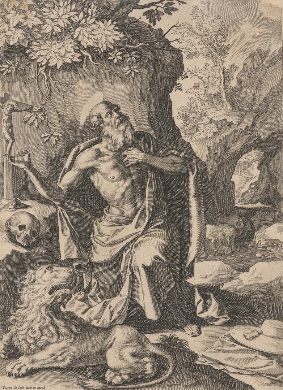 Saint Jérôme - Pieter de Jode