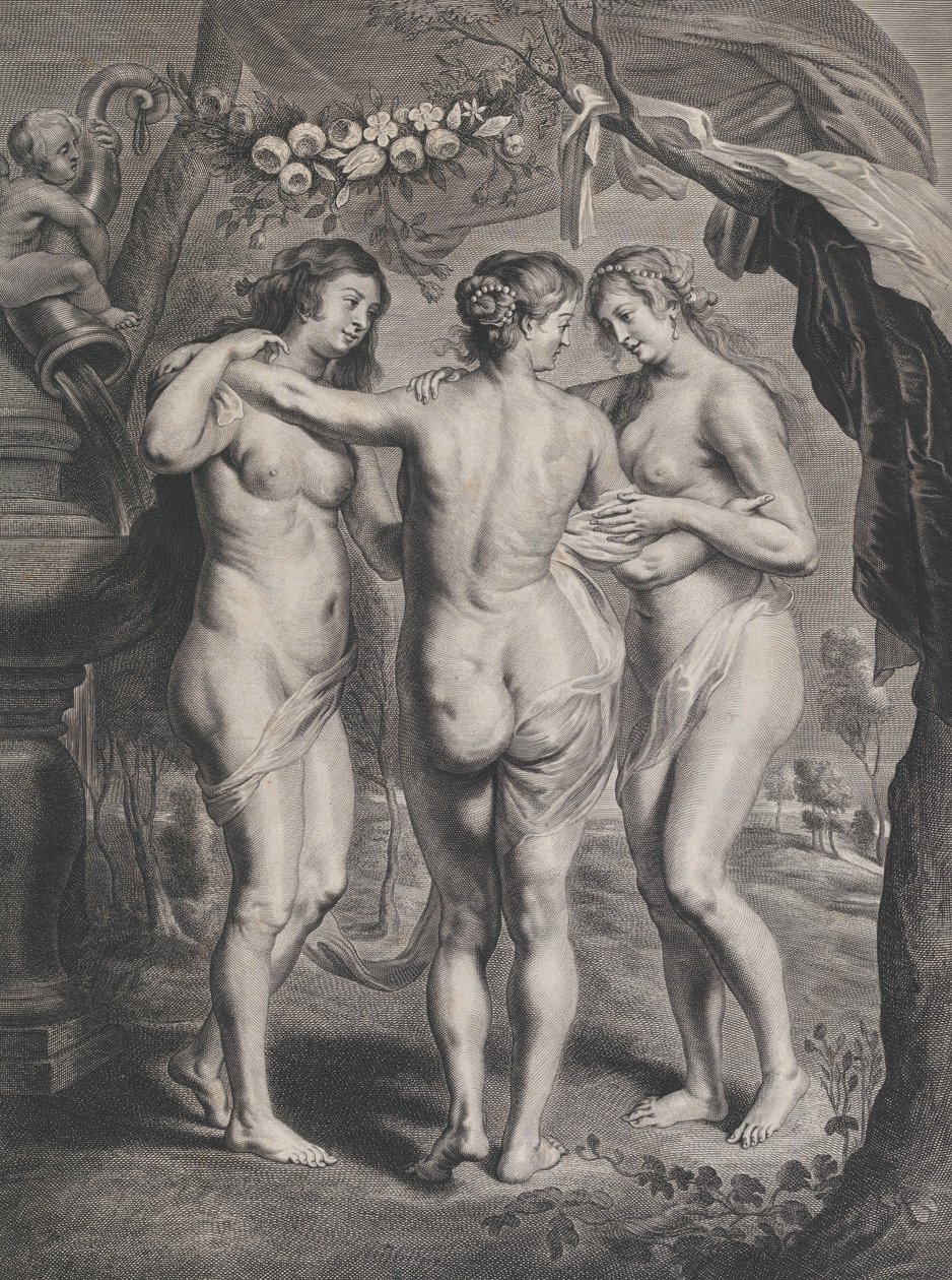 Les Trois Grâces, vers 1630-74 - Pieter de Jode II