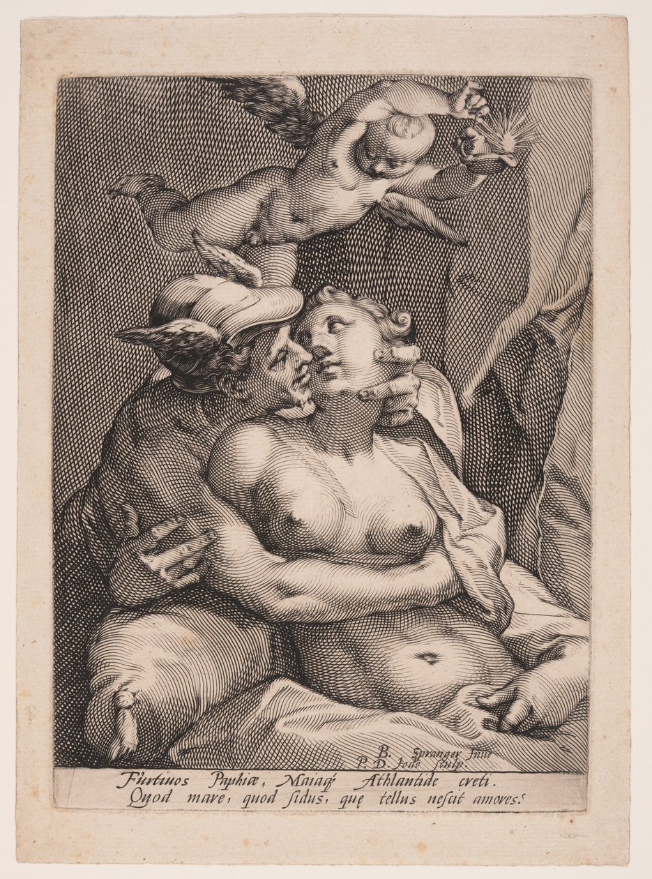 Mercure, Vénus et Cupidon - Pieter de Jode I