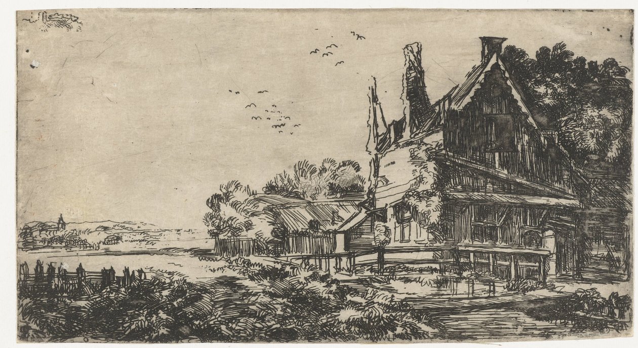 Maison aux trois cheminées - Pieter de With (attributed to)