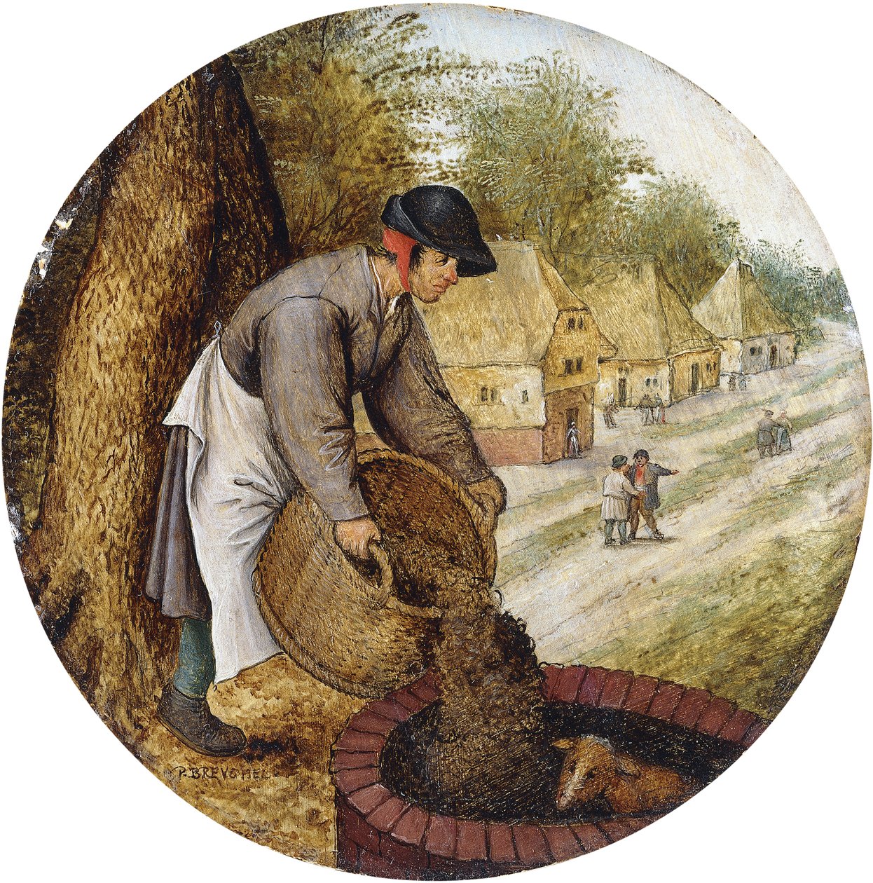 Un proverbe - Remplir le puits après que le veau s