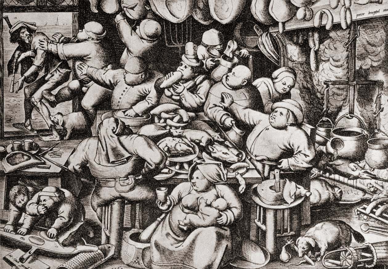Mendiant expulsé de la cuisine d