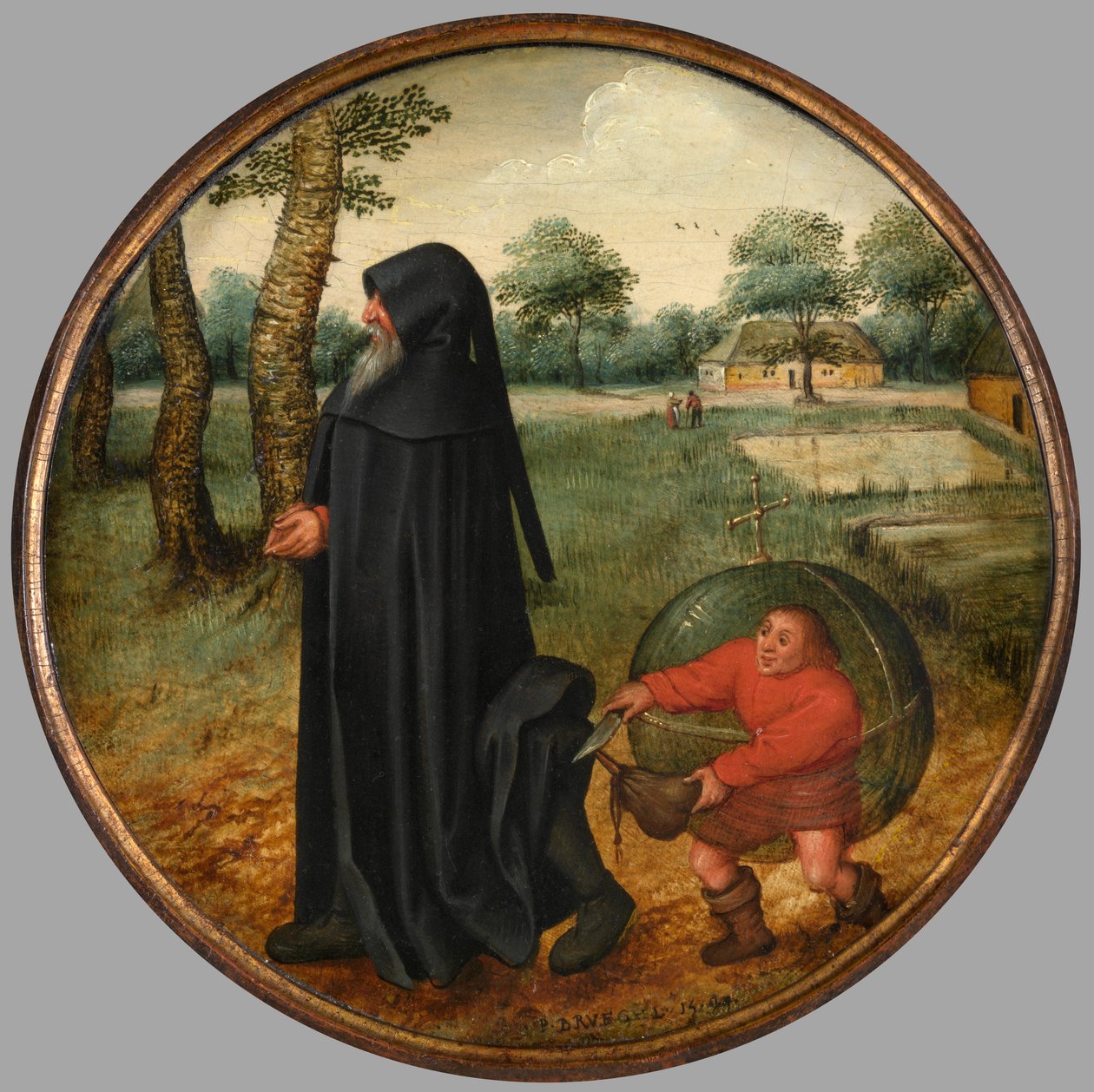 Je pleure parce que le monde est si peu digne de confiance - Pieter the Younger Brueghel