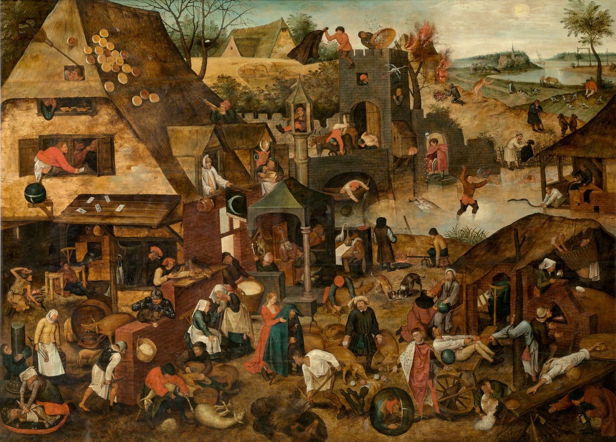 Proverbes - Pieter the Younger Brueghel