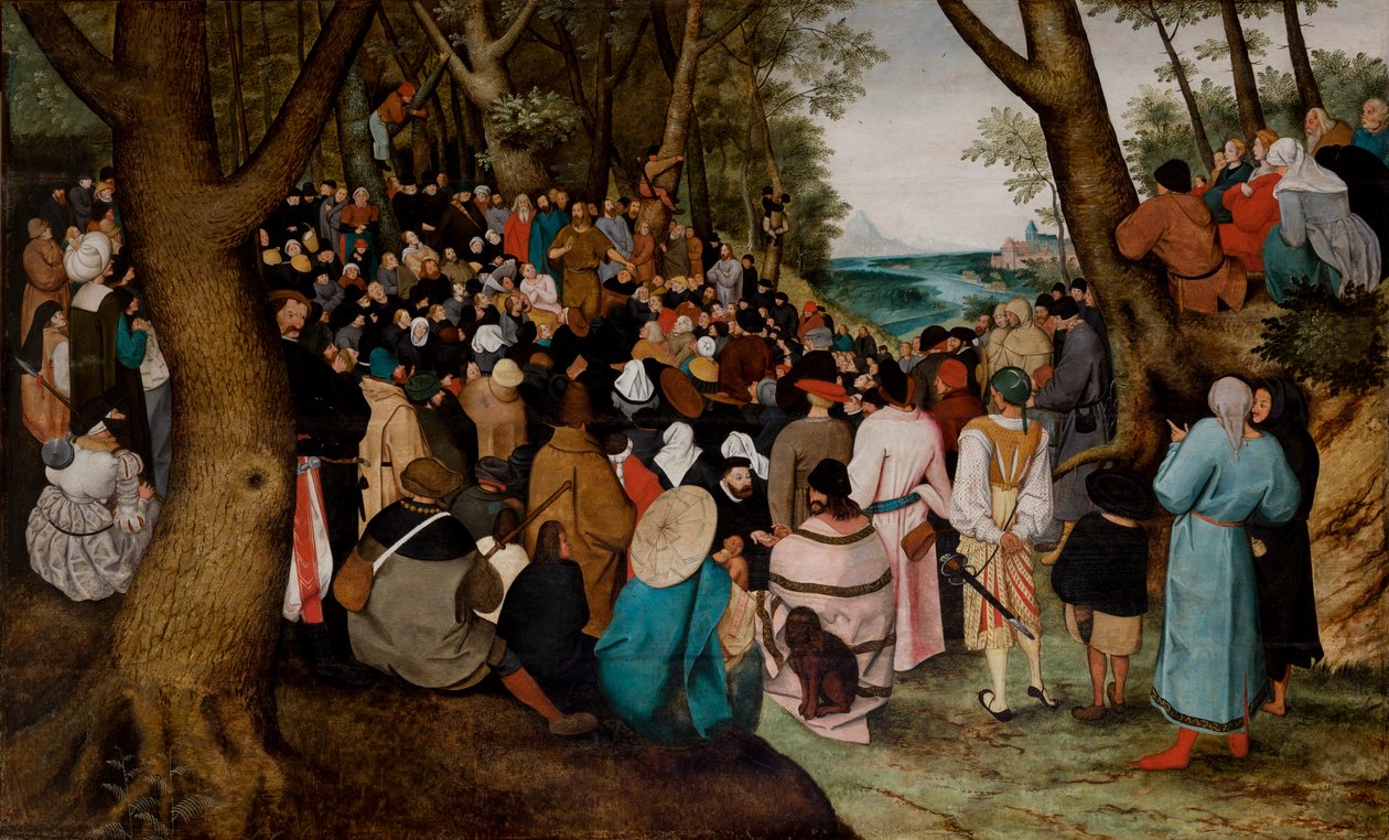 Sermon de Saint Jean-Baptiste - Pieter the Younger Brueghel