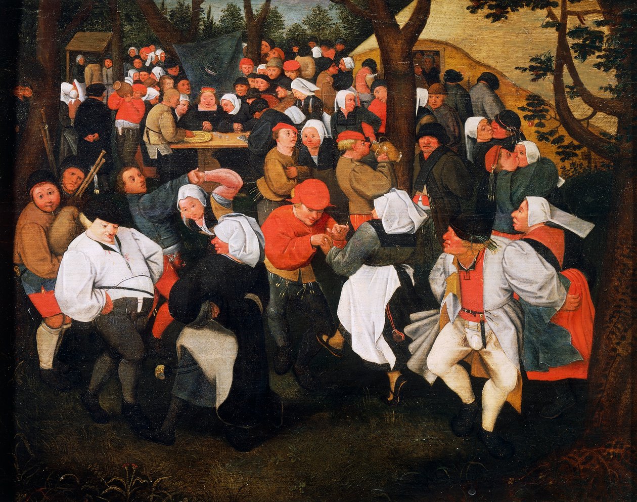 Danse villageoise - Pieter the Younger Brueghel