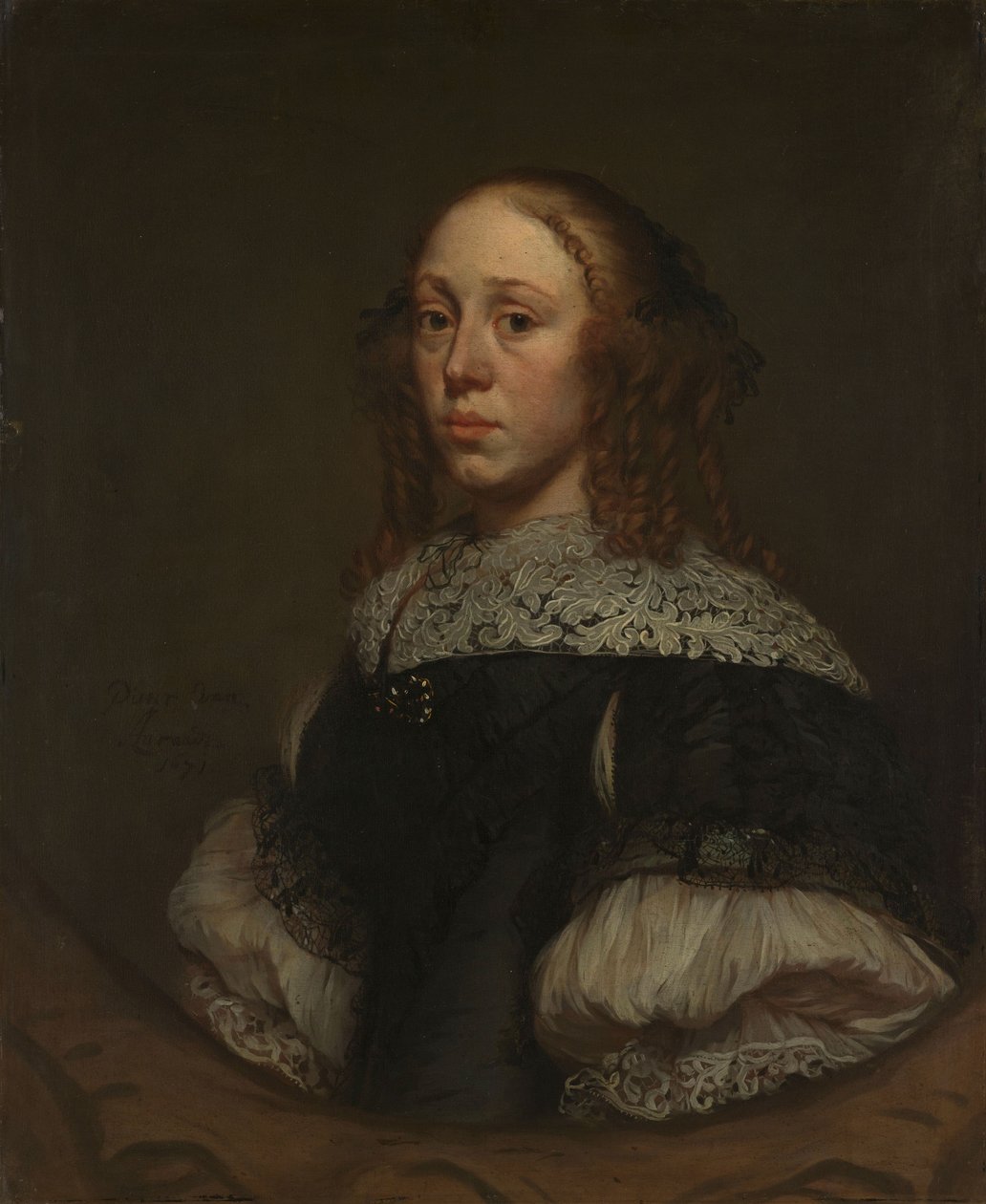 Portrait de femme - Pieter van Anraedt