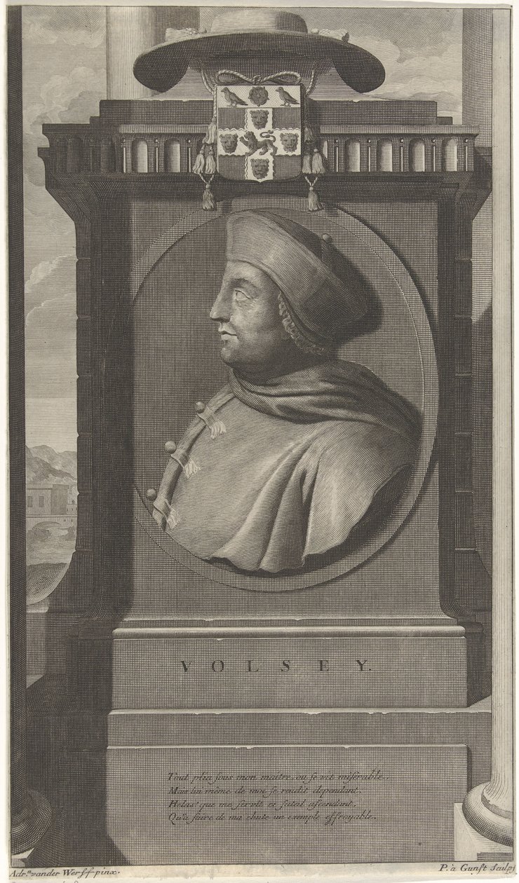 Portrait du cardinal Wolsey - Pieter van Gunst