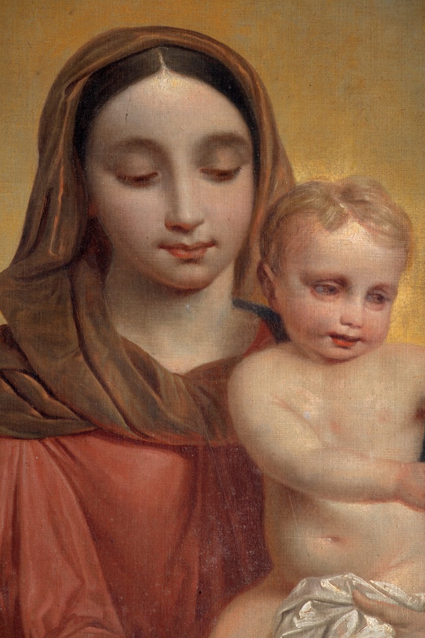 Vue intérieure, peinture "Notre-Dame avec l