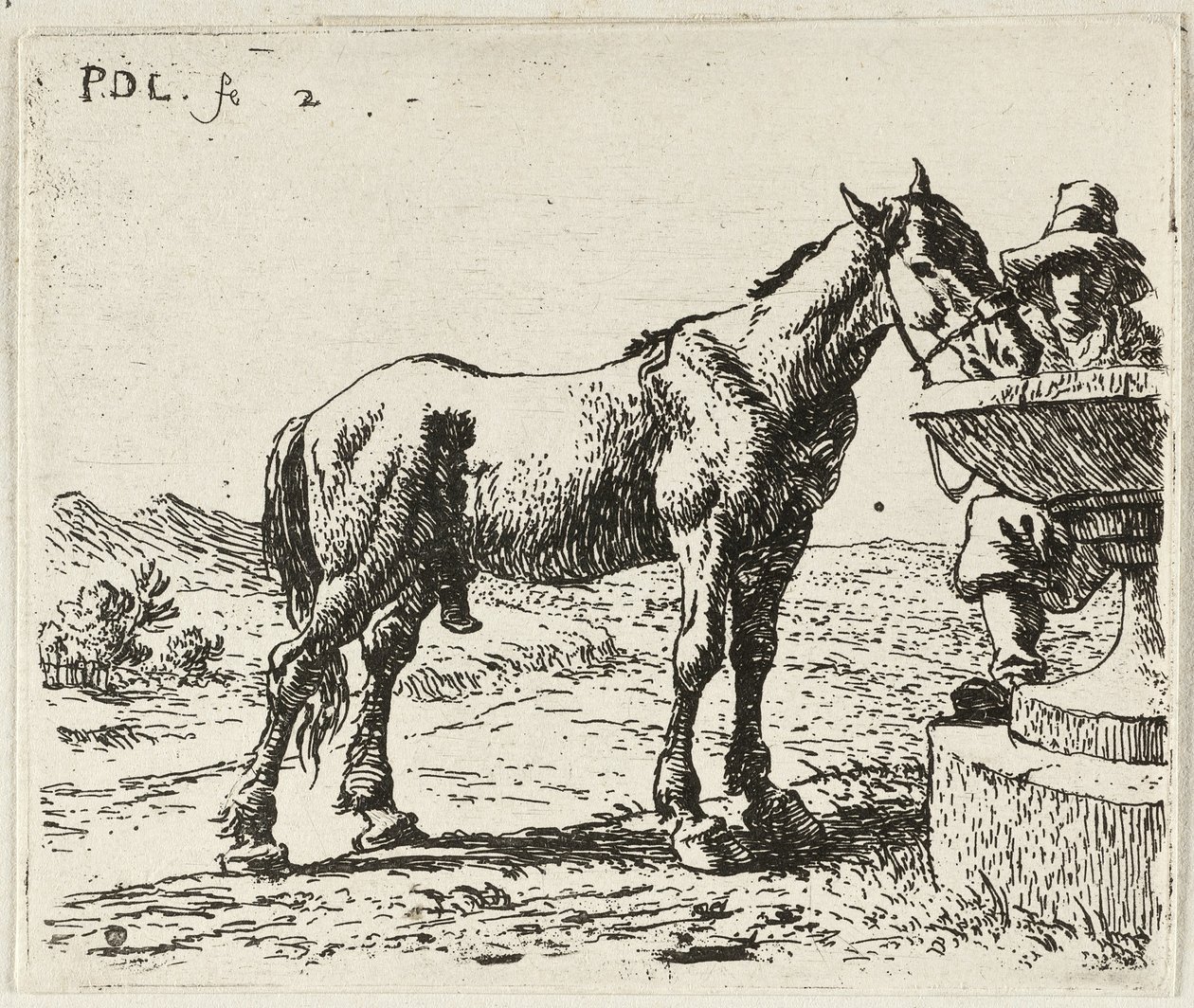 Cheval buveur - Pieter van Laer