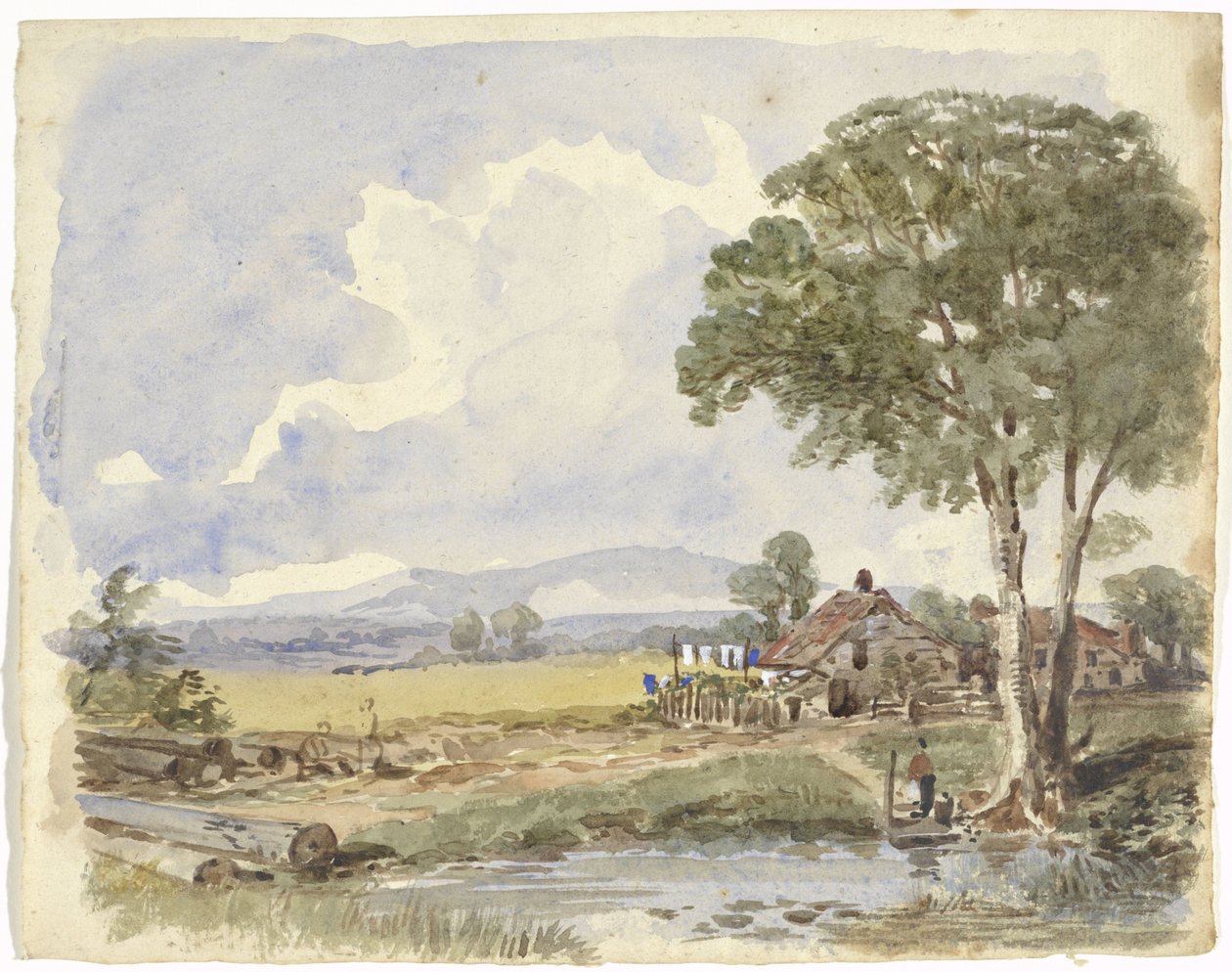 Paysage avec ferme - Pieter van Loon