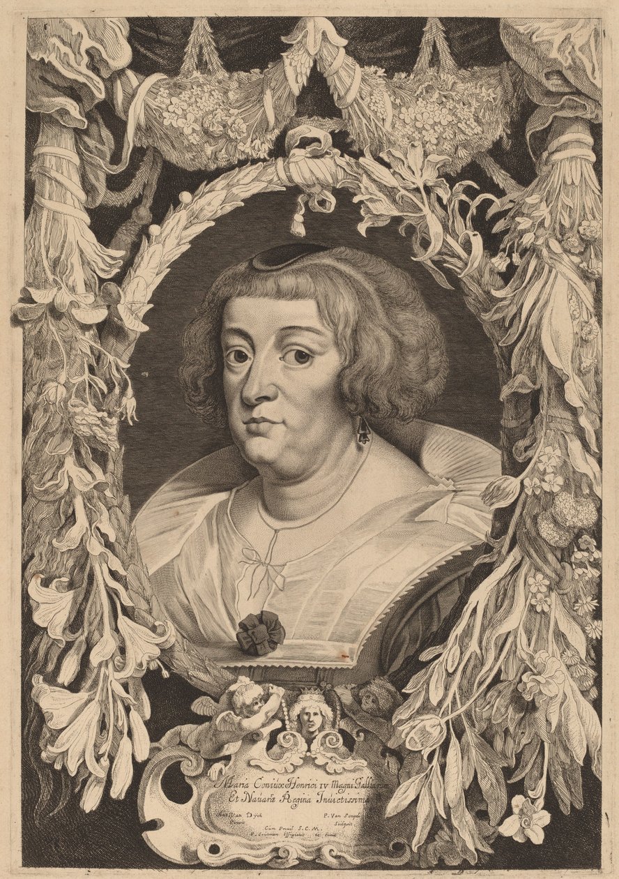 Marie de Médicis - Pieter van Sompel and Pieter Claesz Soutman after Sir Anthony