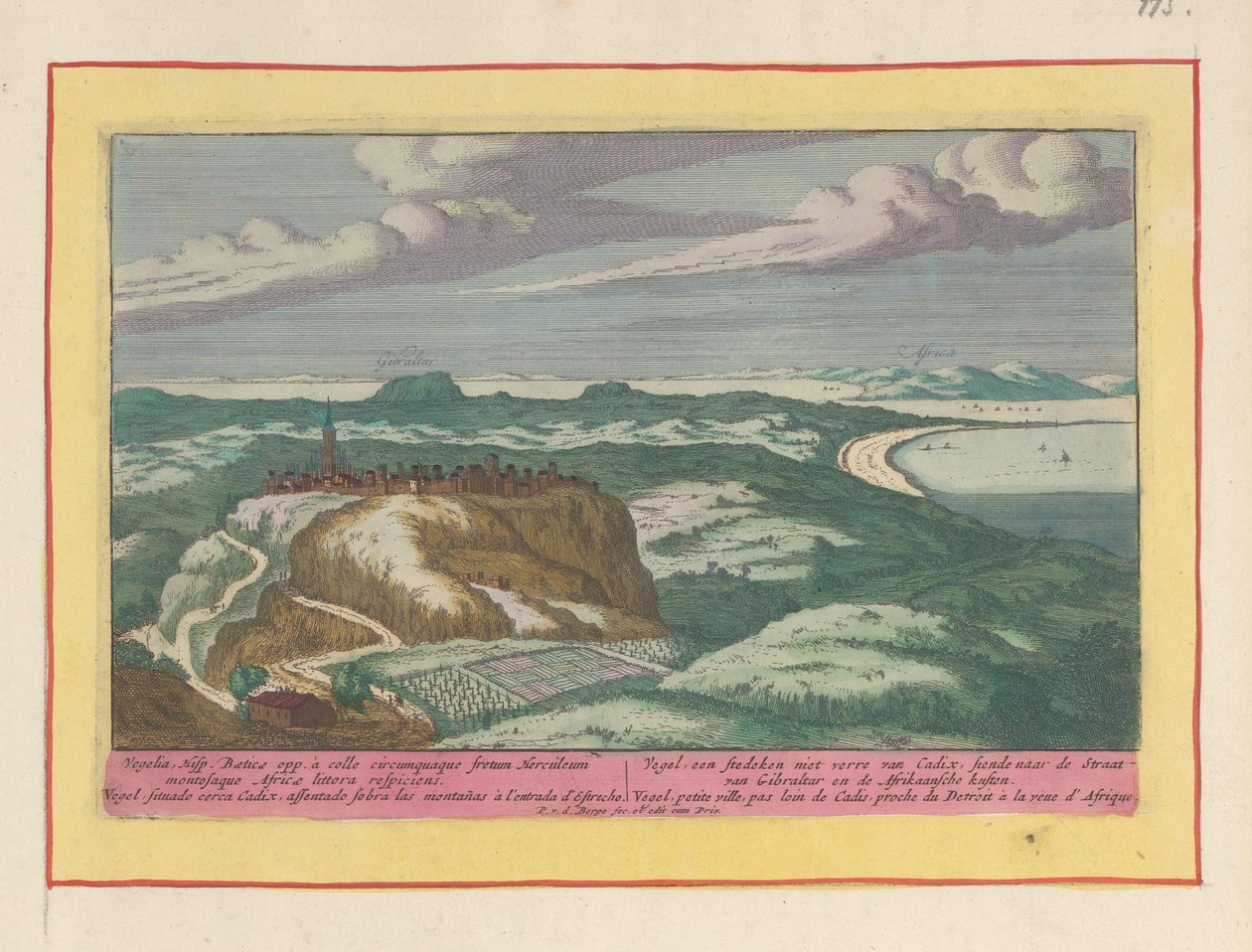 Vue de Vejer de la Frontera - Pieter van den Berge
