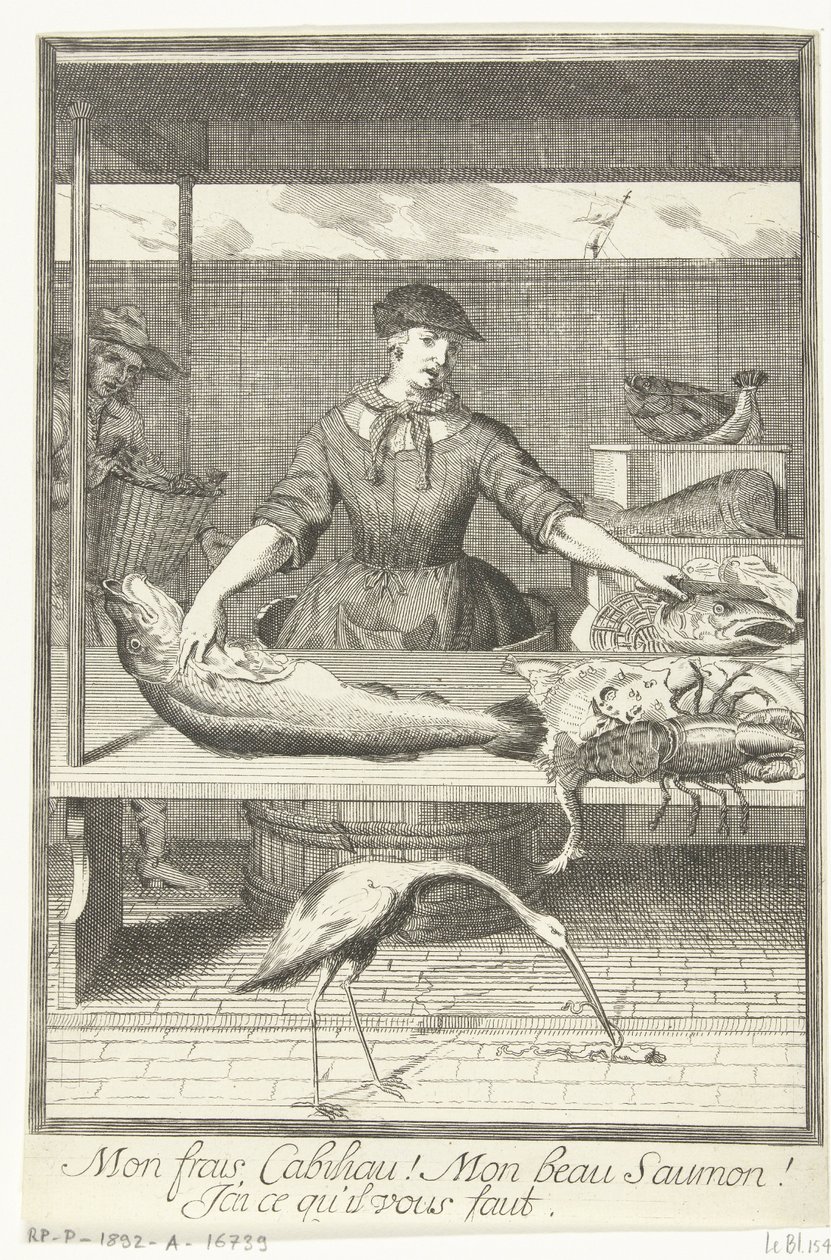 Vendeuse de poisson - Pieter van den Berge