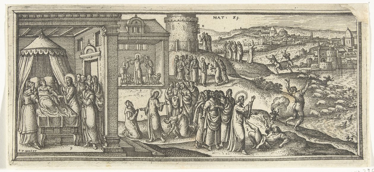 Guérisons du Christ - Pieter van der Borcht (I)