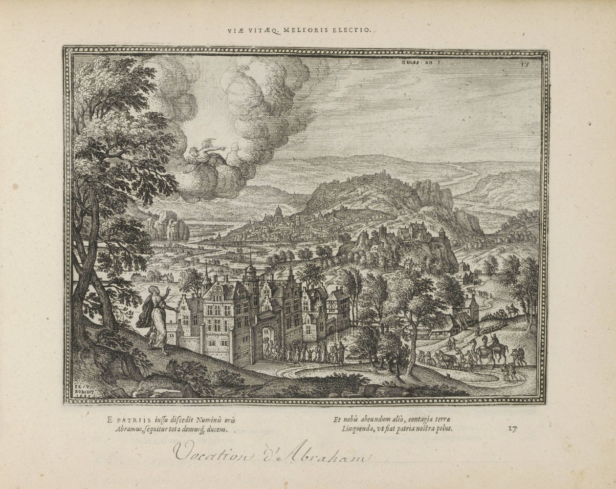 Dieu apparaît à Abraham - Pieter van der Borcht (I)