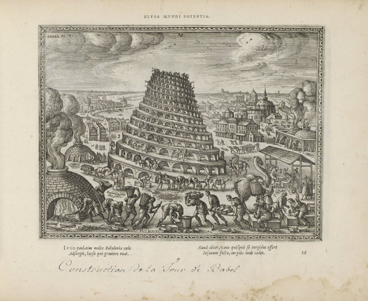 Tour de Babel (Ancien Testament) (série) - Pieter van der Borcht (I)