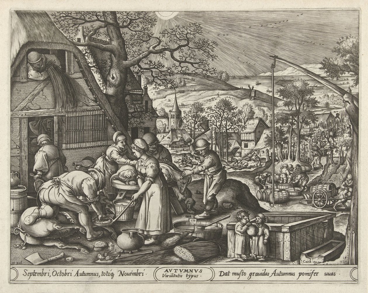 Automne (Autumnus) - Pieter van der Heyden