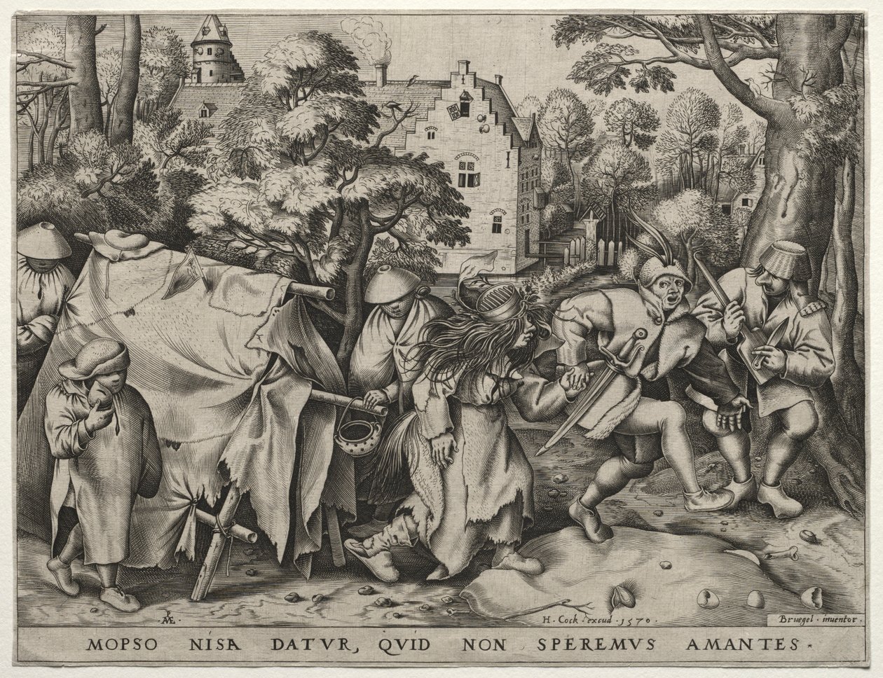 Le mariage de Mopsus et Nisa, 1570 - Pieter van der Heyden