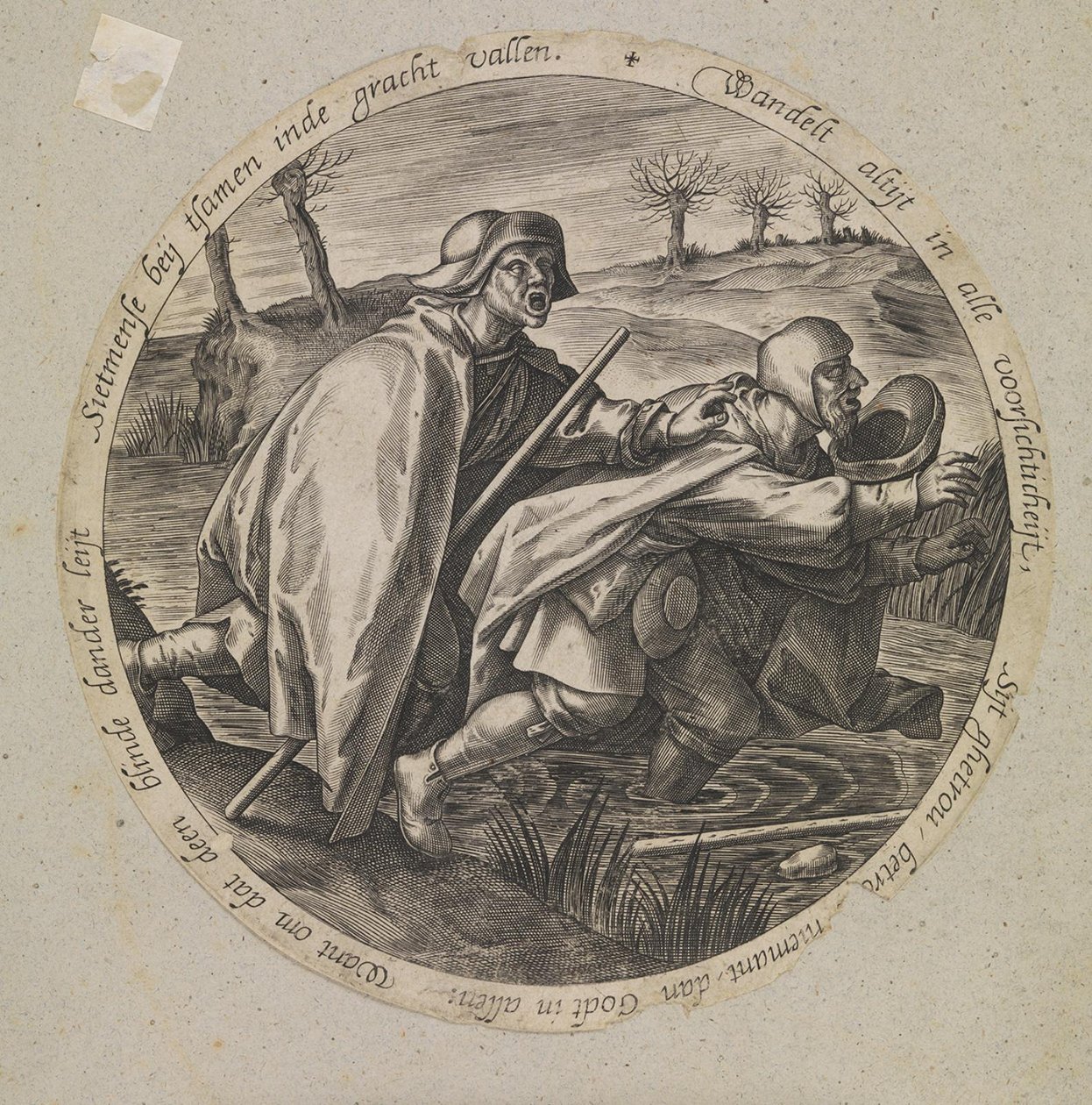 Les aveugles guidant les aveugles - Pieter van der Heyden