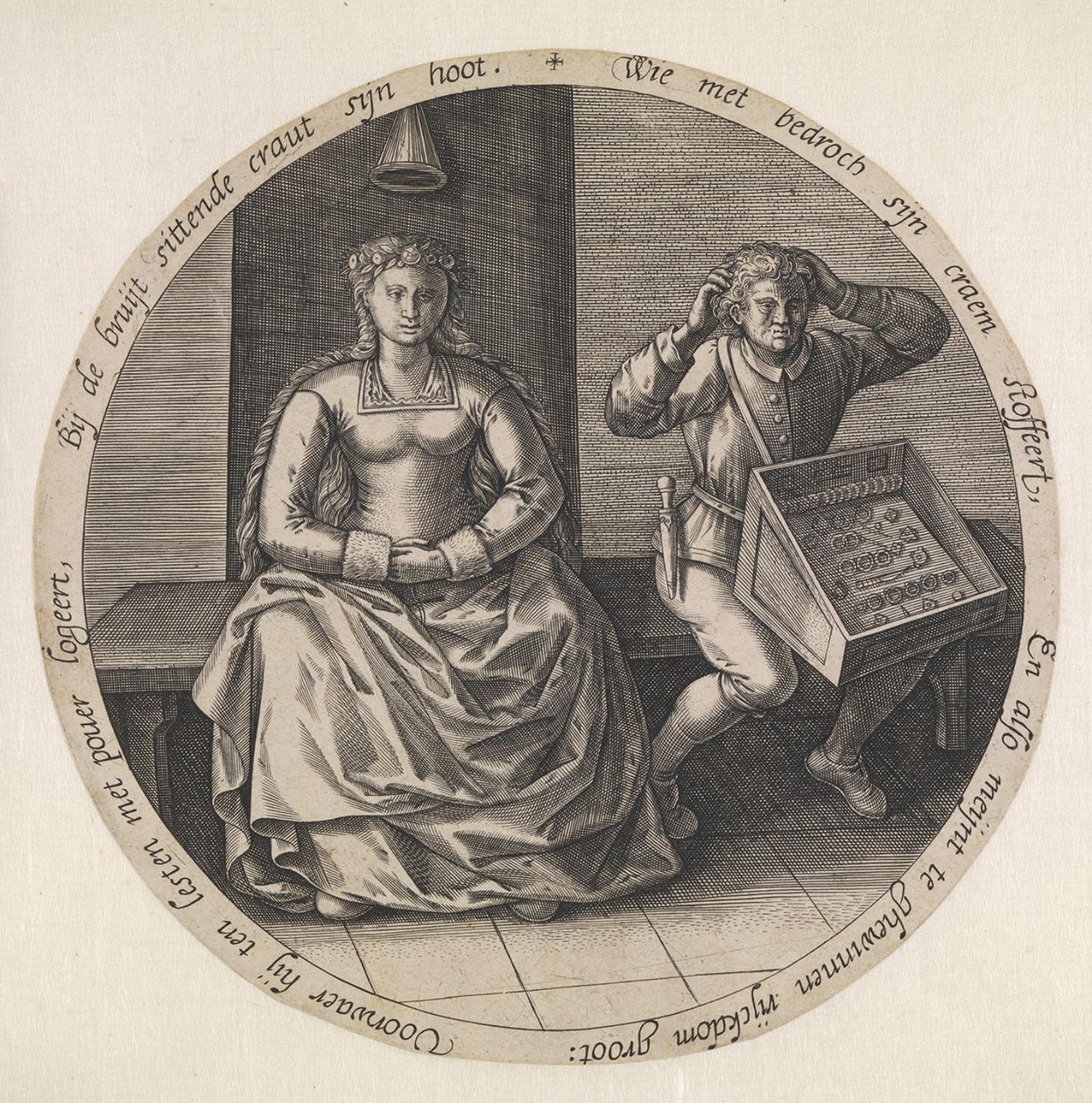 Le colporteur insouciant - Pieter van der Heyden