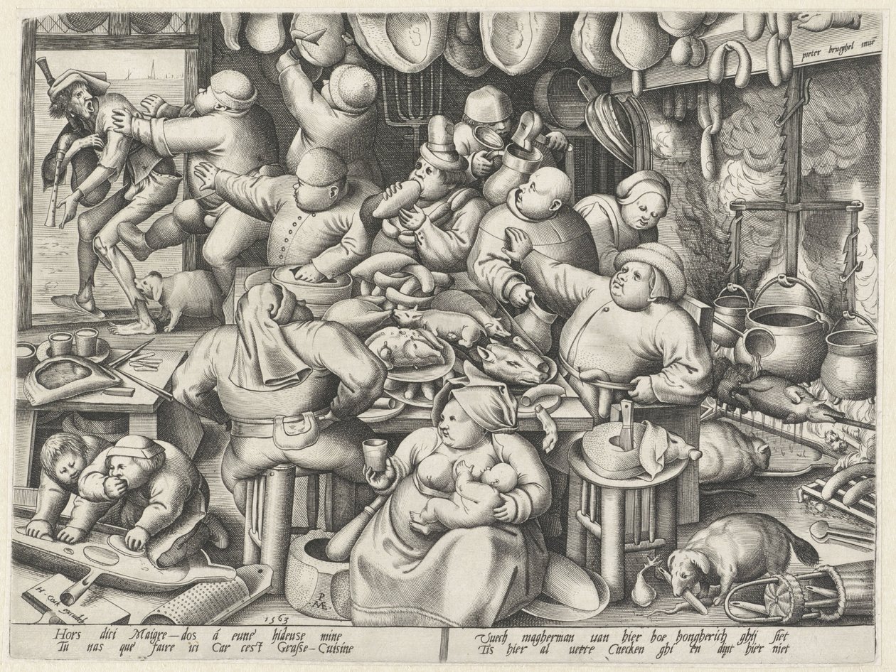 Cuisine grasse - Pieter van der Heyden