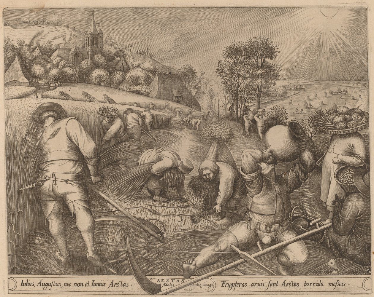 Été - Pieter van der Heyden after Pieter Bruegel the Elder