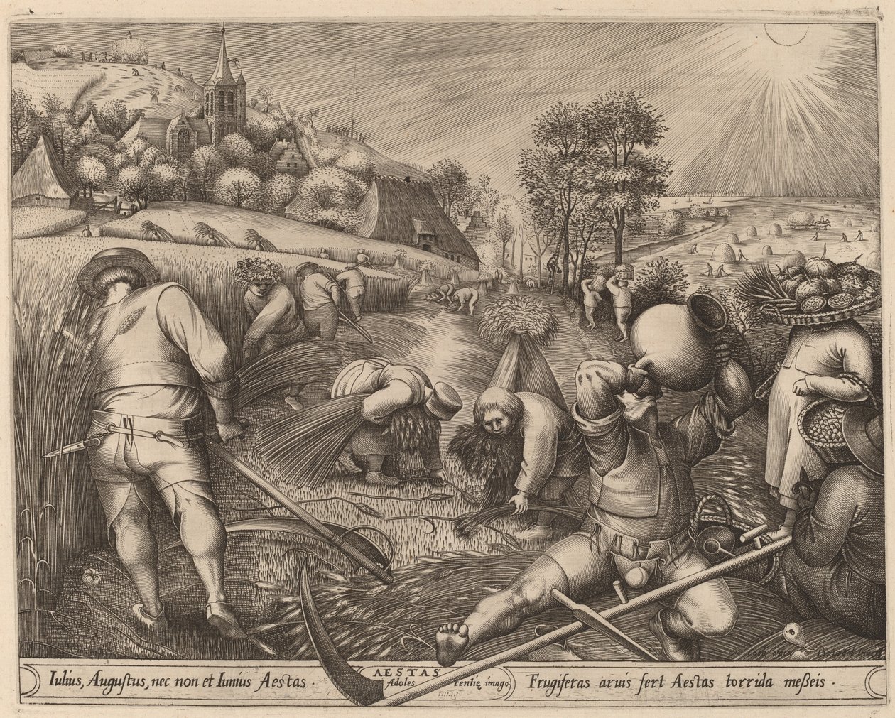 Été - Pieter van der Heyden after Pieter Bruegel the Elder