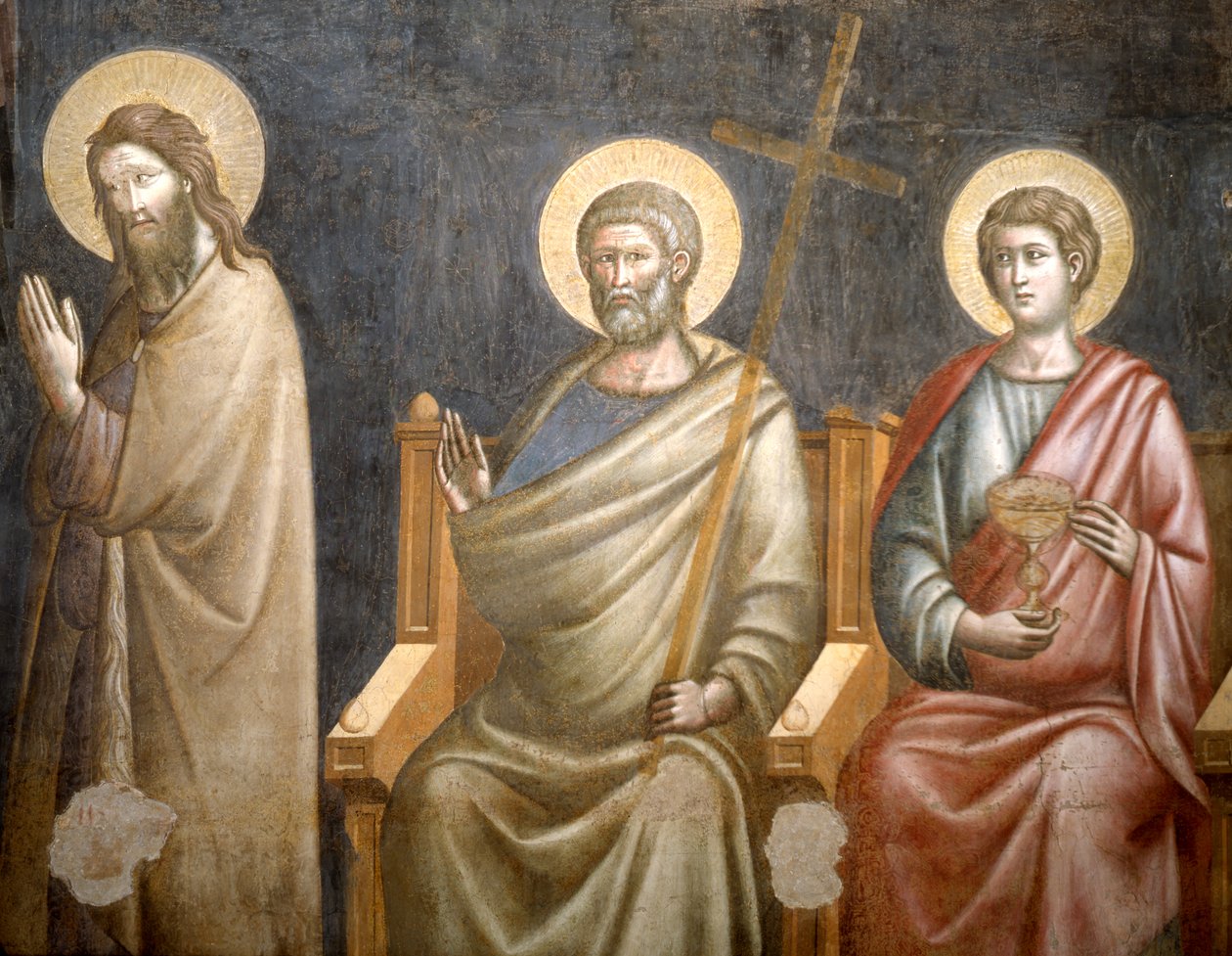 Figures de saints, détail du Jugement dernier, seconde moitié du XIIIe siècle - Pietro Cavallini