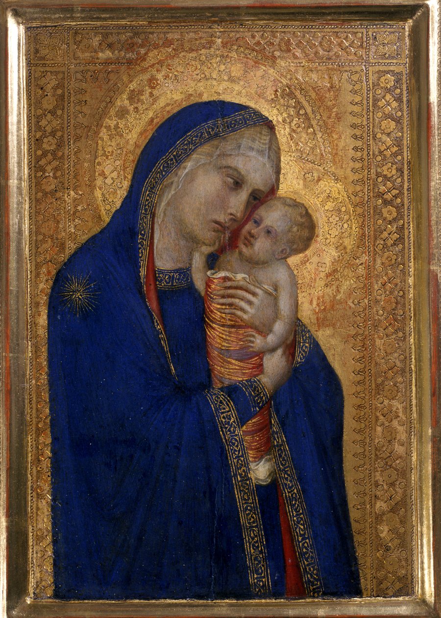 Madone et Enfant, v.1330 - Pietro Lorenzetti