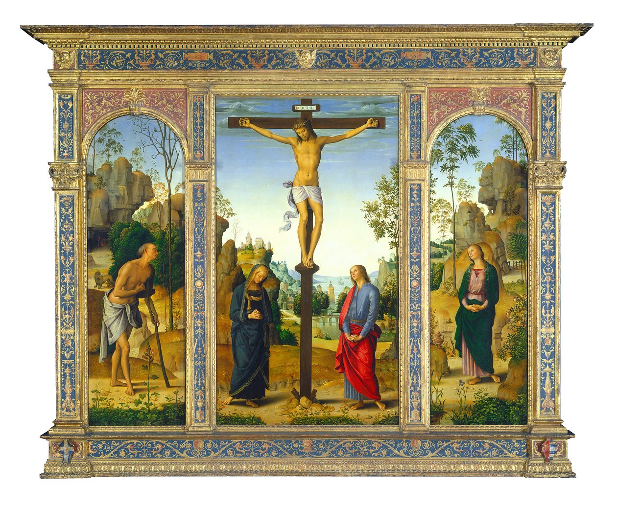 Crucifixion avec Marie et Saint Jean l
